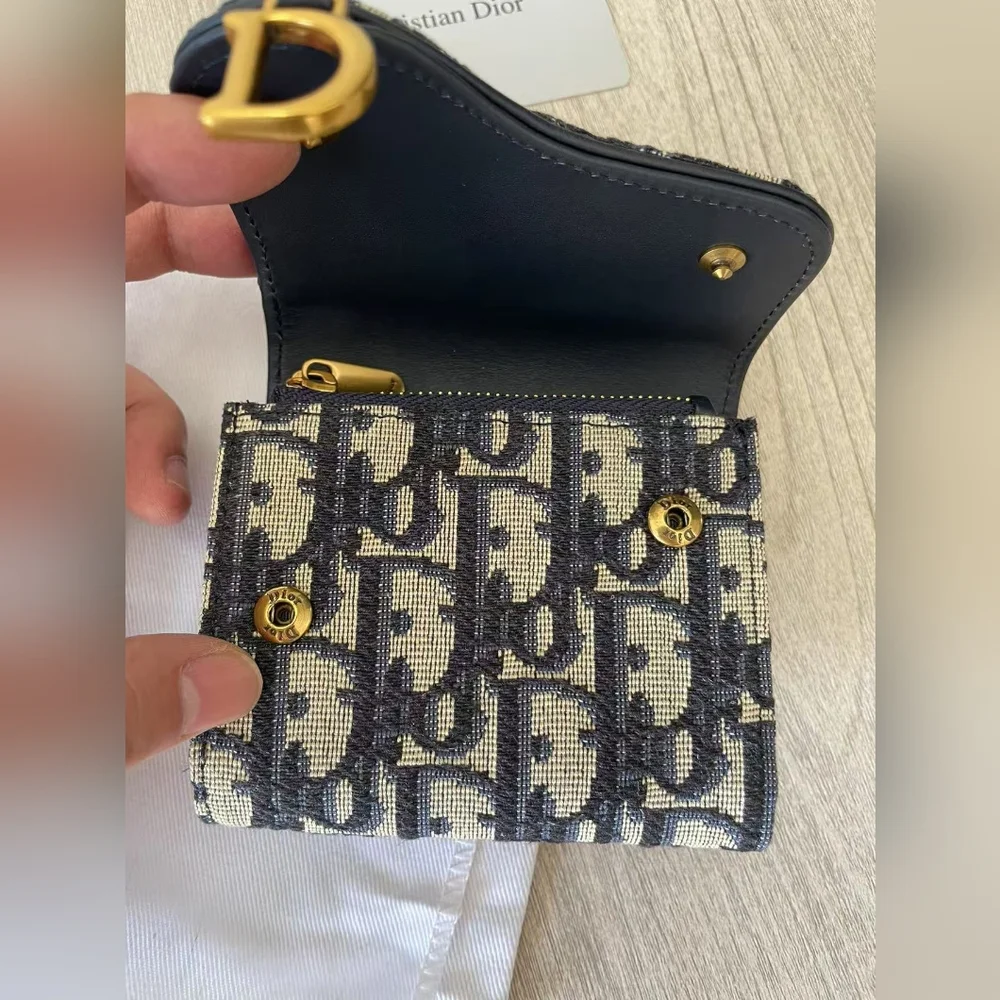 Dior Saddle Lotus Wallet